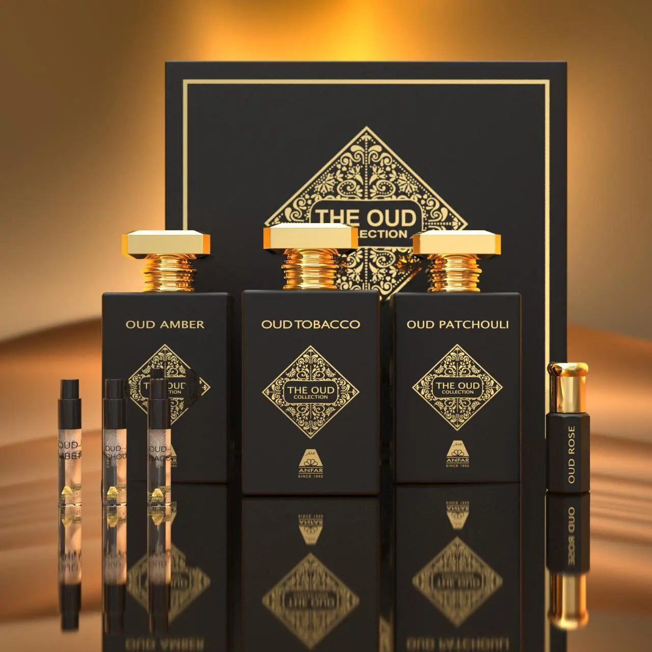 Signature Oud Discovery Set — 5 Luxury Oils (3ml each)